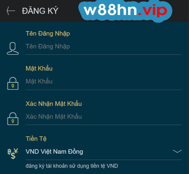 dang ky w88 bang dien thoai