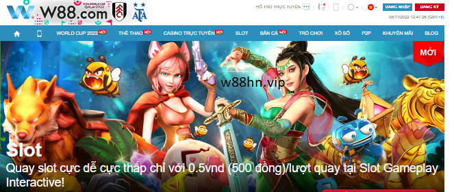 w88wc9 có giao diện thiết kế bắt mắt