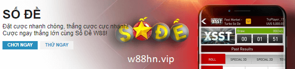 Chơi xổ số tại nhà cái W88WC2