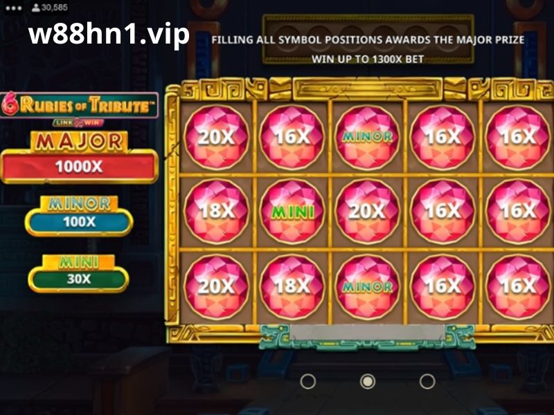Biểu tượng trò chơi 6 Rubies of Tribute
