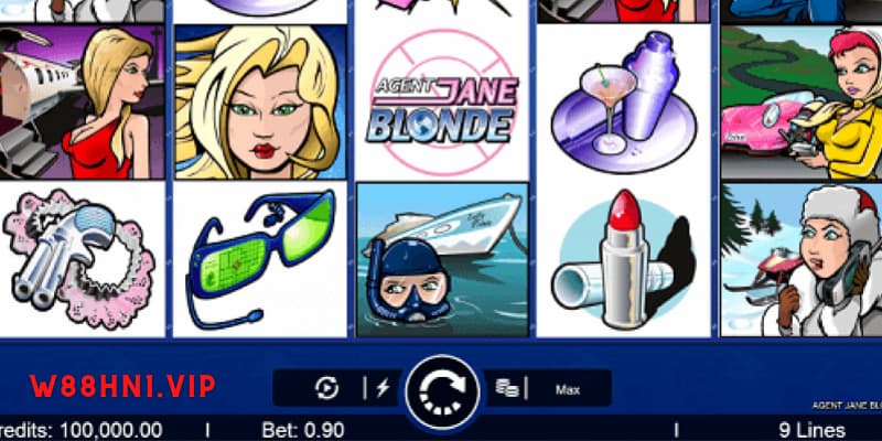 Biểu tượng trong game đặc vụ Agent Jane Blonde