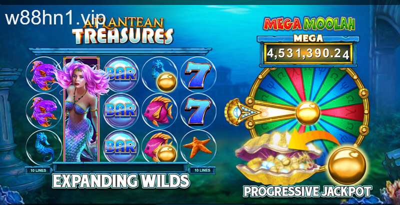 Atlantean Treasures: Mega Moolah Atlantean Treasures: Mega Moolah