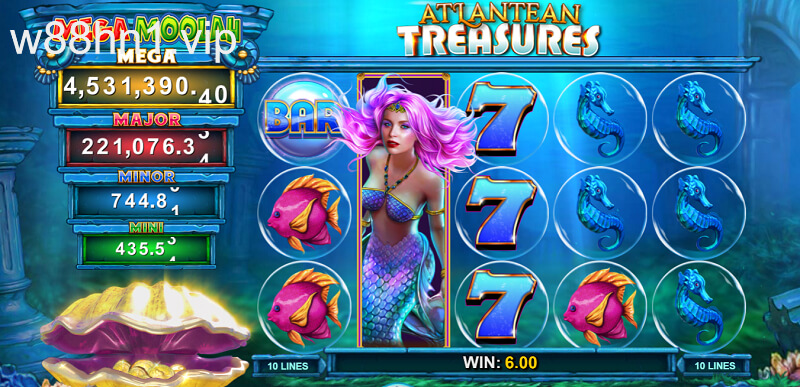 Atlantean Treasures: Mega Moolah Atlantean Treasures: Mega Moolah