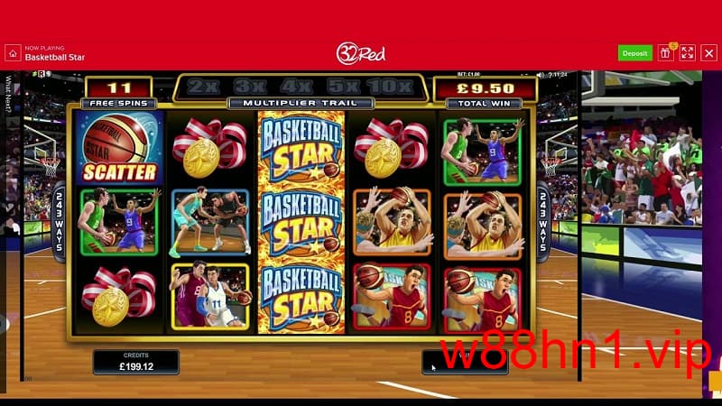 Basketball Star on Fire