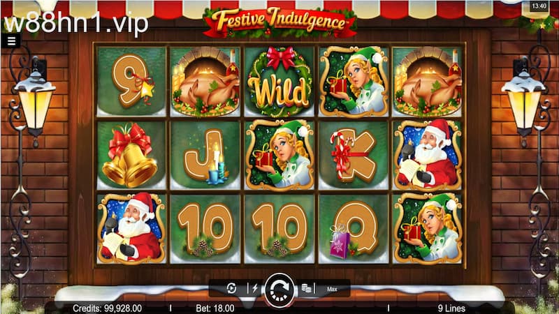 Festive Indulgence Đường thắng trong game slot này