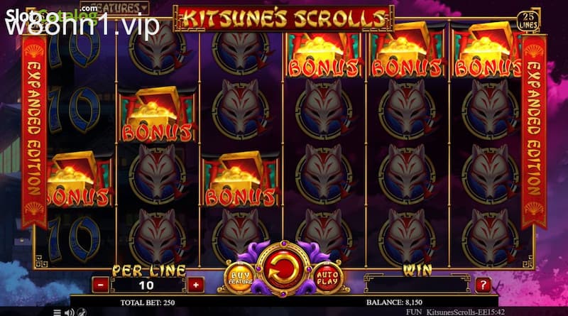 Kitsune Adventure Các tính năng thưởng trong w88 Kitsune Advanture