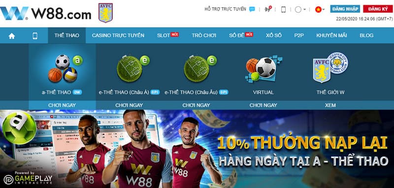 C thể thao w88 C thể thao w88