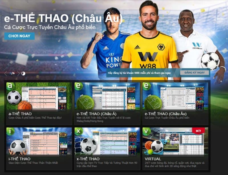 e thể thao w88