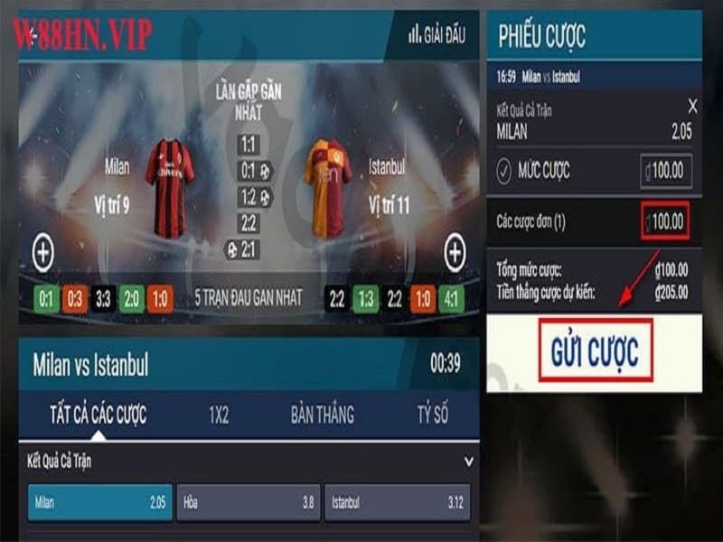 Bắt đầu cá cược