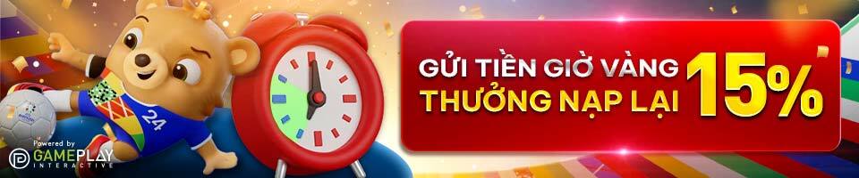 EURO 2024: GỬI TIỀN GIỜ VÀNG – THƯỞNG NẠP LẠI 15% TỚI 2500 VND